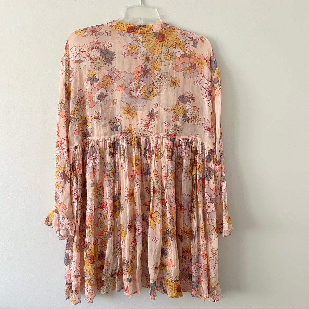 Free People Floral Button Down Dress - Picture 5 of 6
